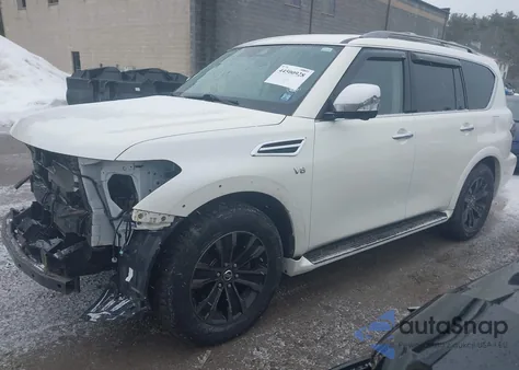 2019 Nissan Armada Platinum z USA, uszkodzony, nr VIN JN8AY2NCXK9583644